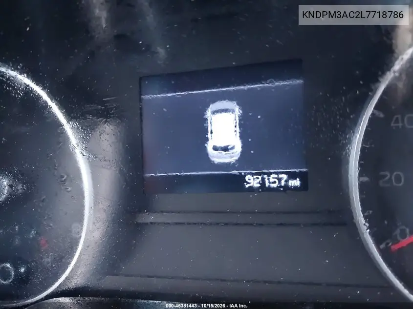 2020 KIA SPORTAGE VIN KNDPM3AC2L7718786 — фото 15