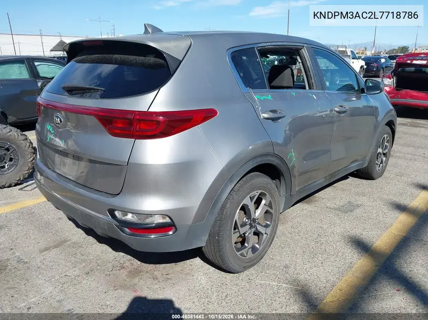 2020 KIA SPORTAGE VIN KNDPM3AC2L7718786 — фото 4