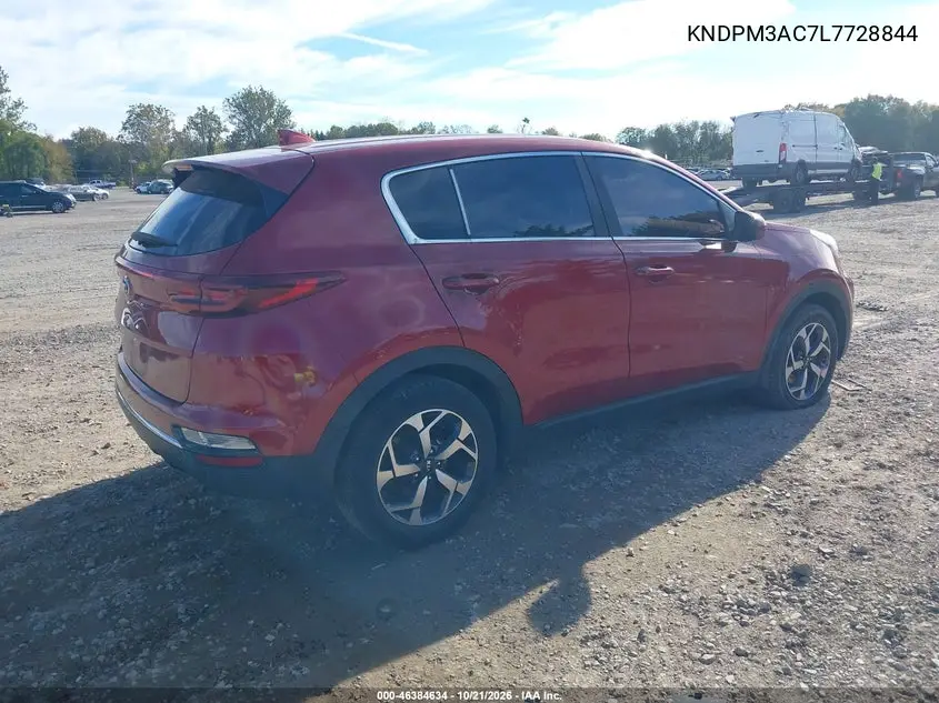 2020 KIA SPORTAGE VIN KNDPM3AC7L7728844 — фото 4