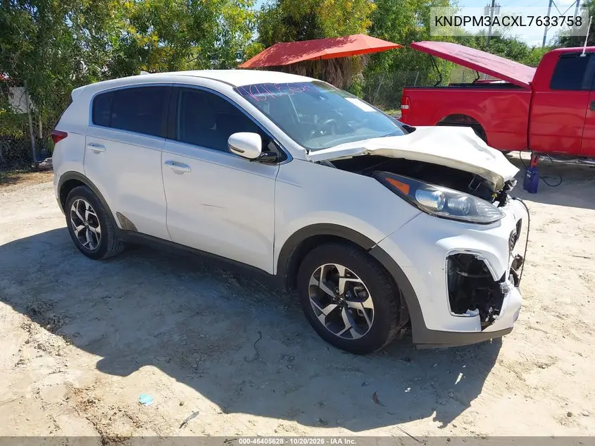 KIA SPORTAGE 2020, VIN KNDPM3ACXL7633758