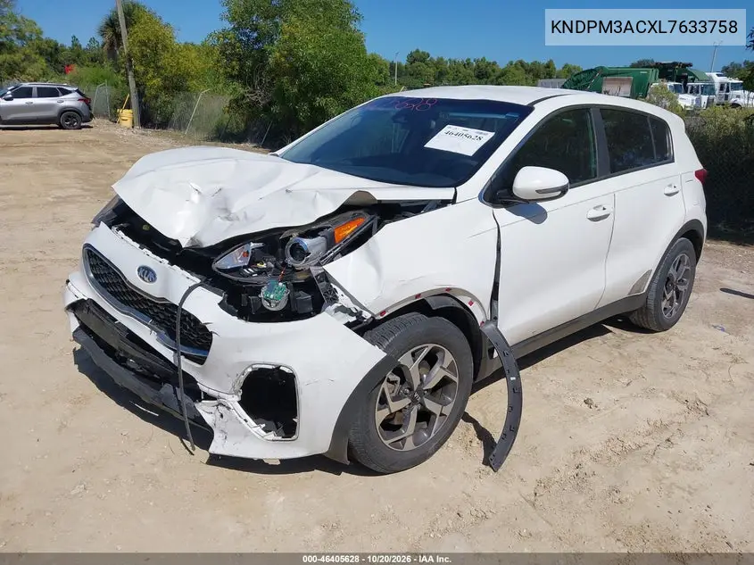 2020 KIA SPORTAGE VIN KNDPM3ACXL7633758 — фото 2