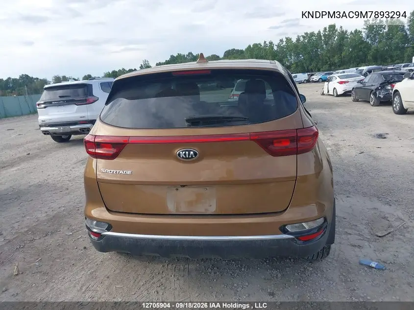 2021 KIA SPORTAGE VIN KNDPM3AC9M7893294 — фото 16