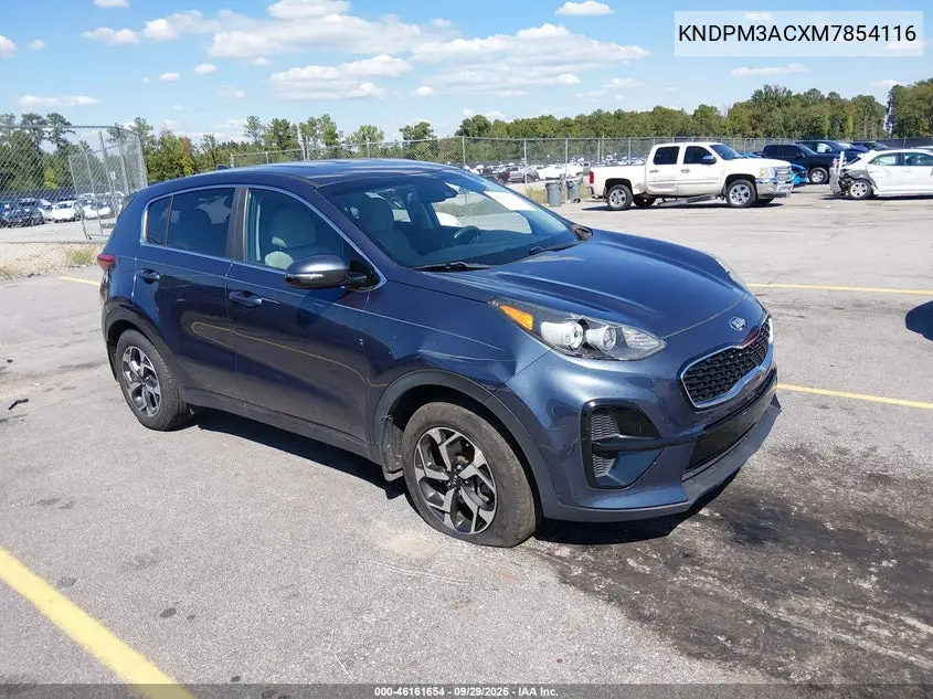 KIA SPORTAGE 2021, VIN KNDPM3ACXM7854116