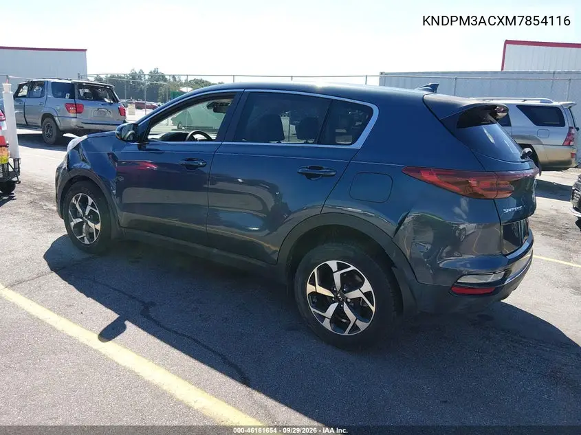 2021 KIA SPORTAGE VIN KNDPM3ACXM7854116 — фото 3
