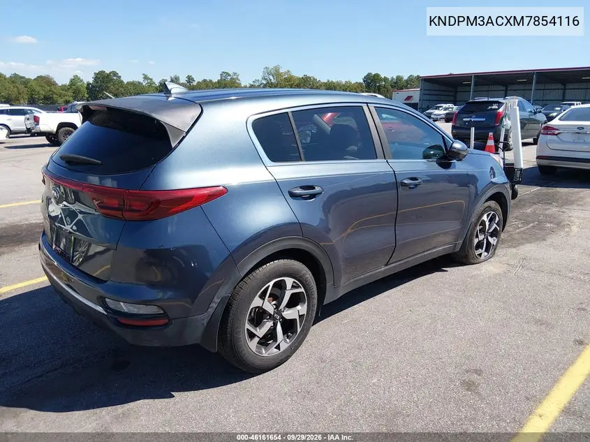 2021 KIA SPORTAGE VIN KNDPM3ACXM7854116 — фото 4