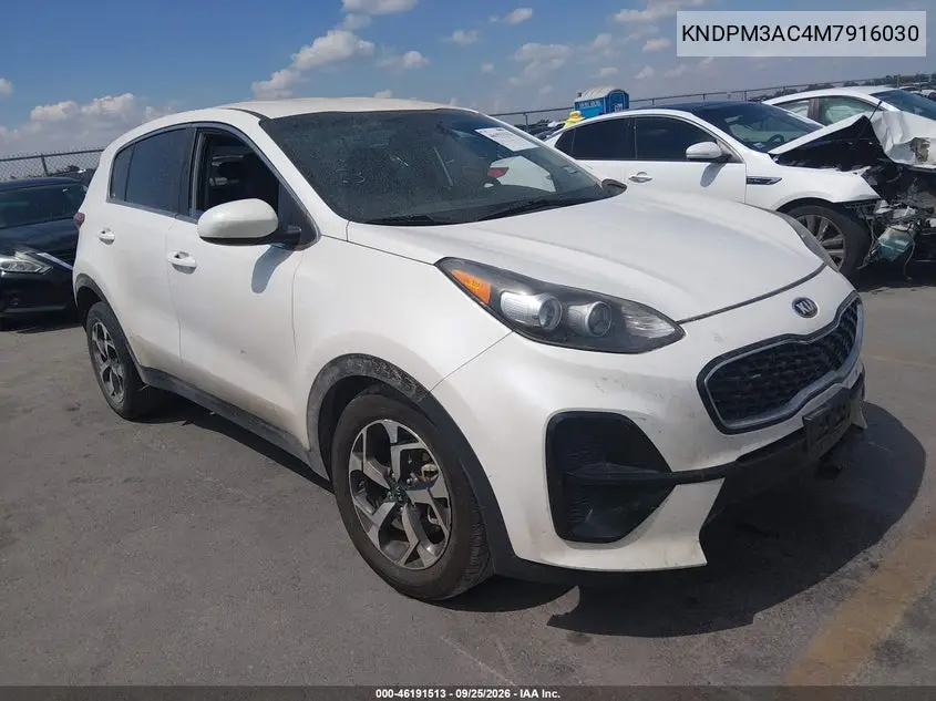 KIA SPORTAGE 2021, VIN KNDPM3AC4M7916030