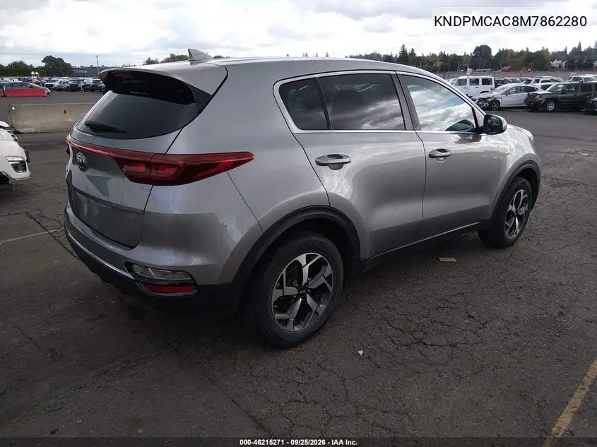 2021 KIA SPORTAGE VIN KNDPMCAC8M7862280 — фото 4