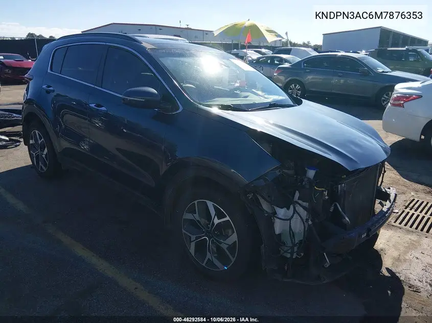 KIA SPORTAGE 2021, VIN KNDPN3AC6M7876353