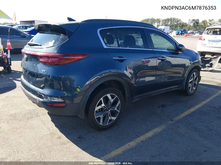 2021 KIA SPORTAGE VIN KNDPN3AC6M7876353 — фото 4