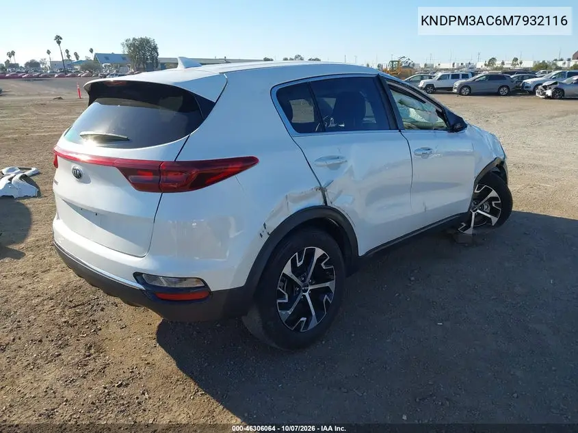 2021 KIA SPORTAGE VIN KNDPM3AC6M7932116 — фото 4