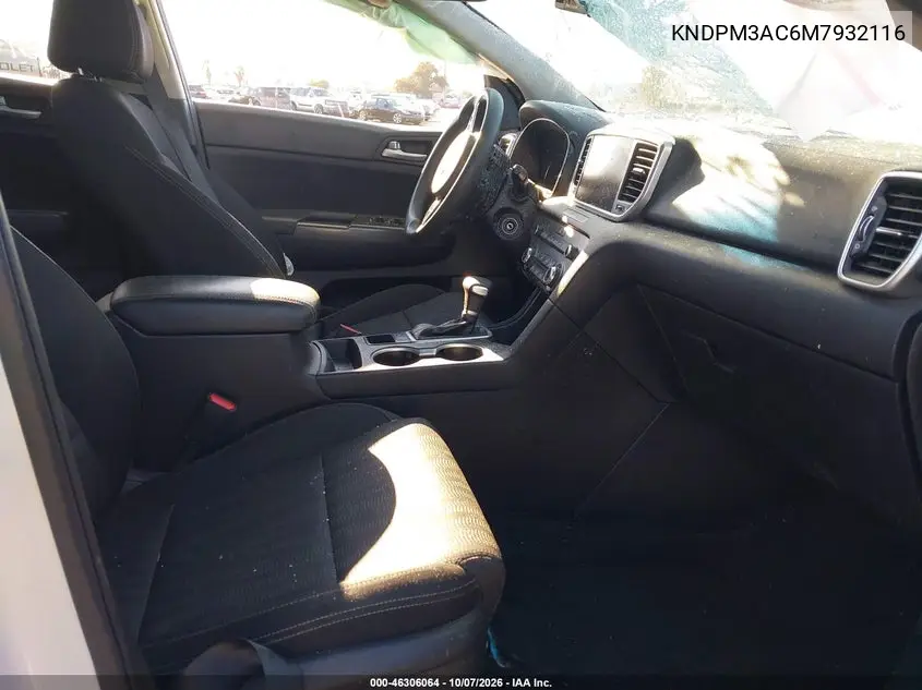 2021 KIA SPORTAGE VIN KNDPM3AC6M7932116 — фото 5