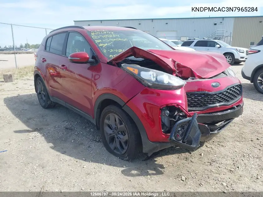 KIA SPORTAGE 2022, VIN KNDPMCAC3N7965284