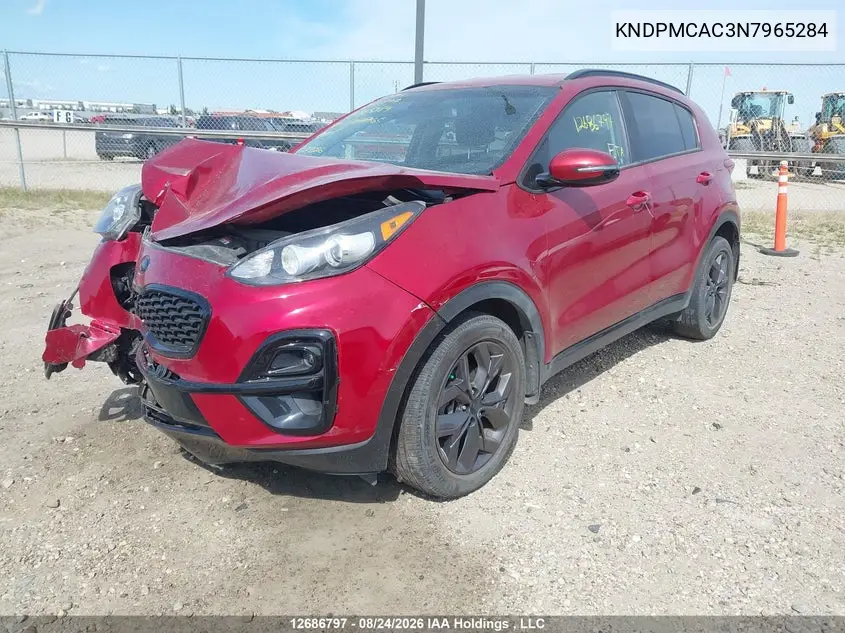 2022 KIA SPORTAGE VIN KNDPMCAC3N7965284 — фото 2