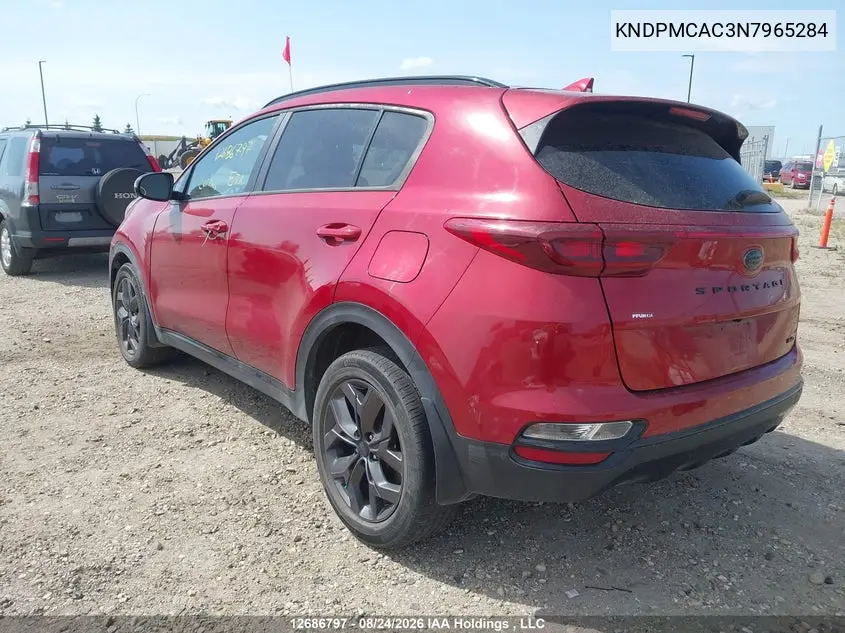 2022 KIA SPORTAGE VIN KNDPMCAC3N7965284 — фото 3