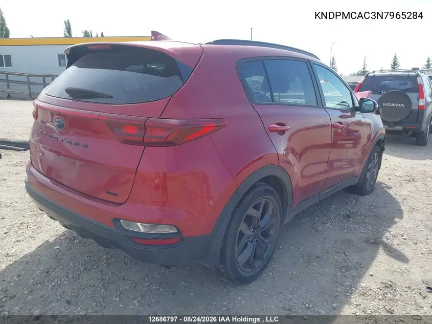 2022 KIA SPORTAGE VIN KNDPMCAC3N7965284 — фото 4
