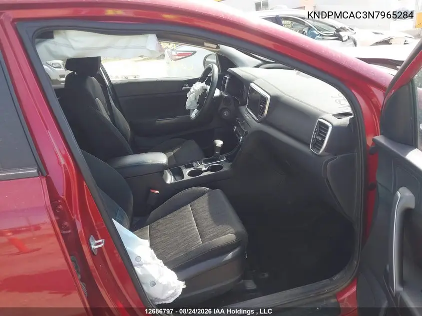 2022 KIA SPORTAGE VIN KNDPMCAC3N7965284 — фото 5