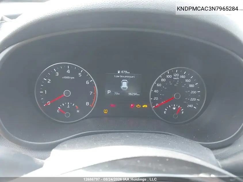 2022 KIA SPORTAGE VIN KNDPMCAC3N7965284 — фото 7