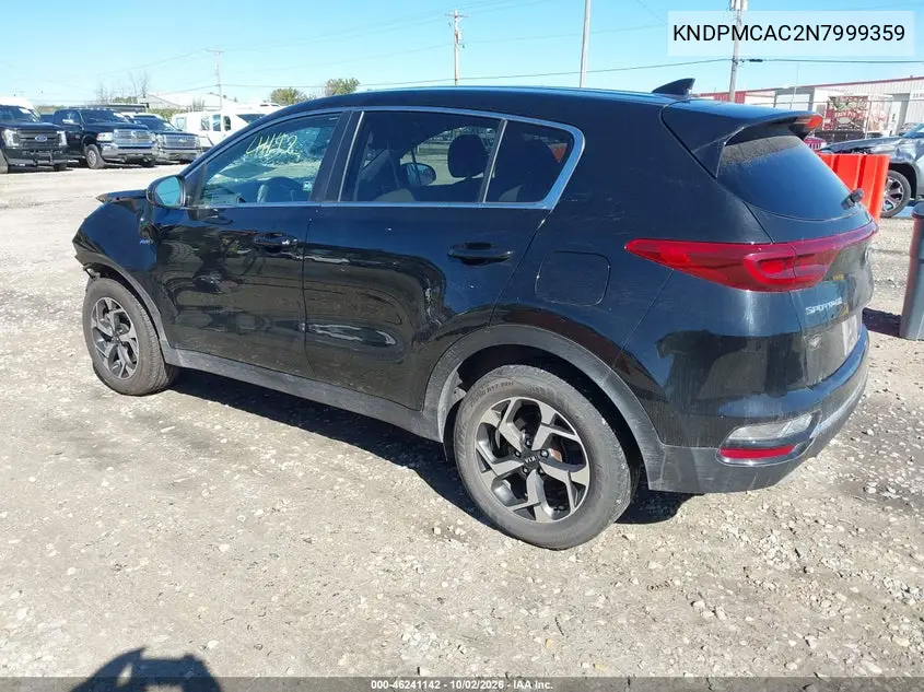 2022 KIA SPORTAGE VIN KNDPMCAC2N7999359 — фото 3