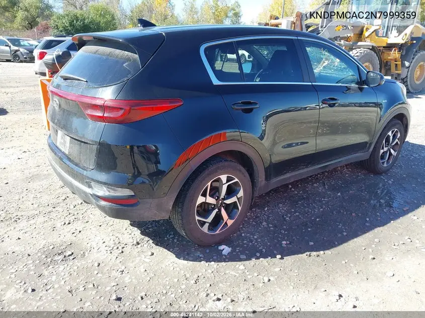 2022 KIA SPORTAGE VIN KNDPMCAC2N7999359 — фото 4
