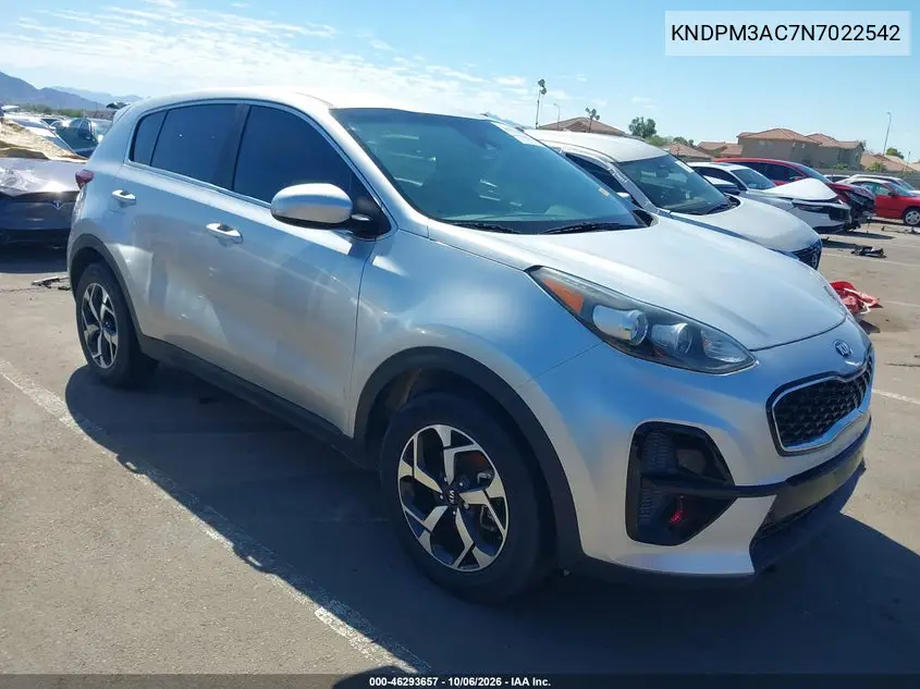 KIA SPORTAGE 2022, VIN KNDPM3AC7N7022542