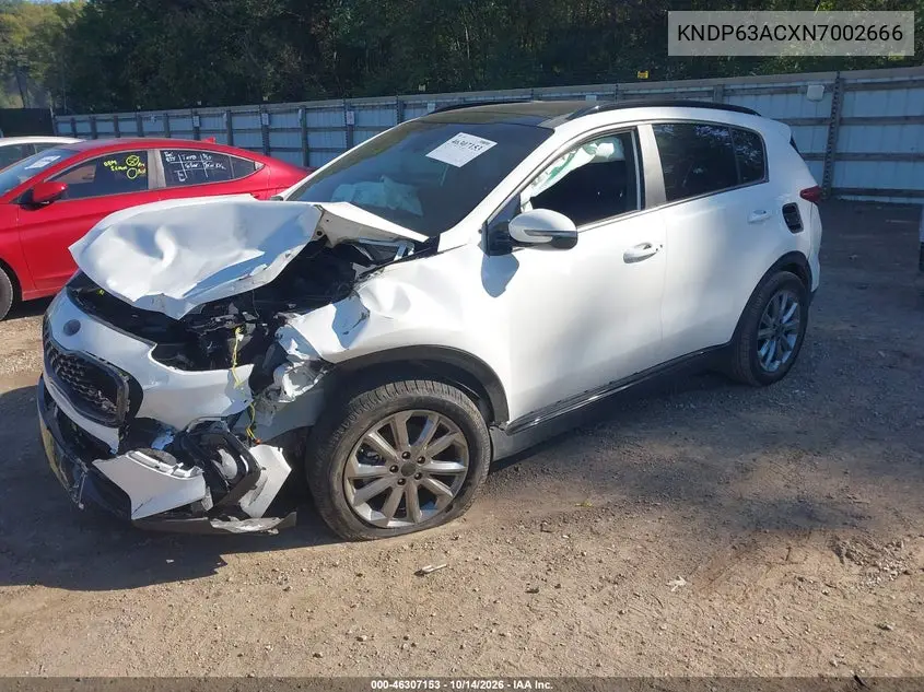 2022 KIA SPORTAGE VIN KNDP63ACXN7002666 — фото 2