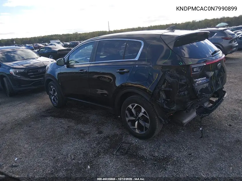 2022 KIA SPORTAGE VIN KNDPMCAC0N7990899 — фото 3
