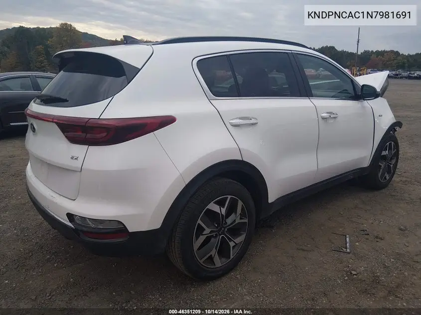 2022 KIA SPORTAGE VIN KNDPNCAC1N7981691 — фото 4
