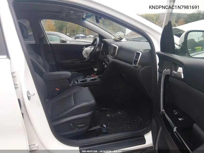 2022 KIA SPORTAGE VIN KNDPNCAC1N7981691 — фото 5