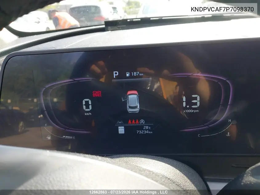 2023 KIA SPORTAGE VIN KNDPVCAF7P7098370 — фото 7