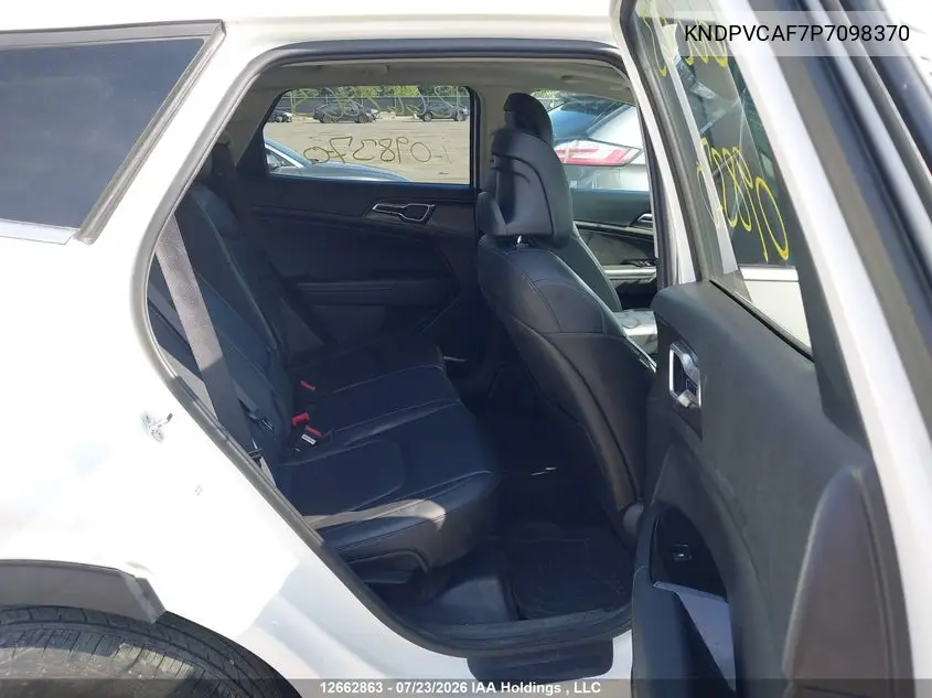 2023 KIA SPORTAGE VIN KNDPVCAF7P7098370 — фото 8