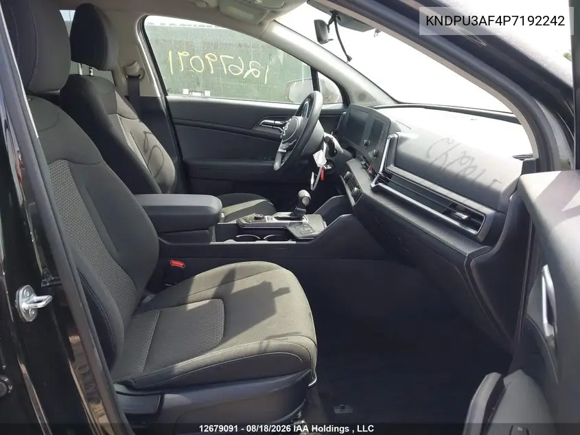 2023 KIA SPORTAGE VIN KNDPU3AF4P7192242 — фото 5