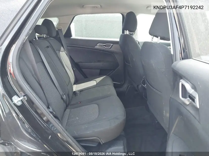 2023 KIA SPORTAGE VIN KNDPU3AF4P7192242 — фото 8