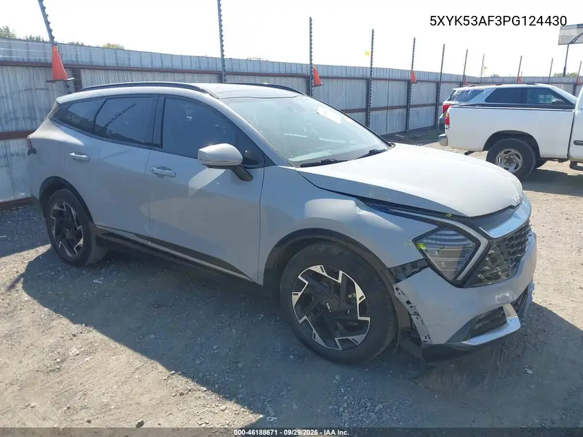 KIA SPORTAGE 2023, VIN 5XYK53AF3PG124430