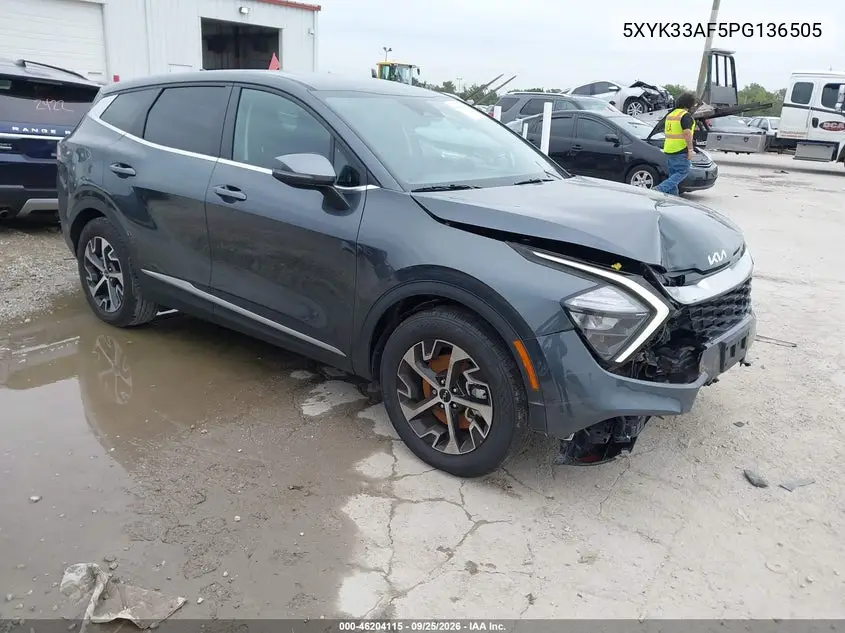 KIA SPORTAGE 2023, VIN 5XYK33AF5PG136505