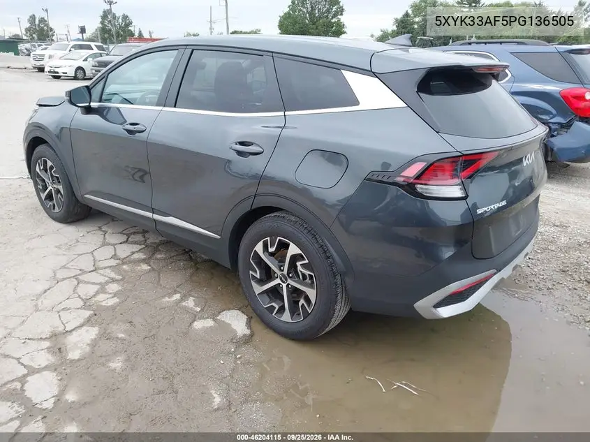 2023 KIA SPORTAGE VIN 5XYK33AF5PG136505 — фото 3