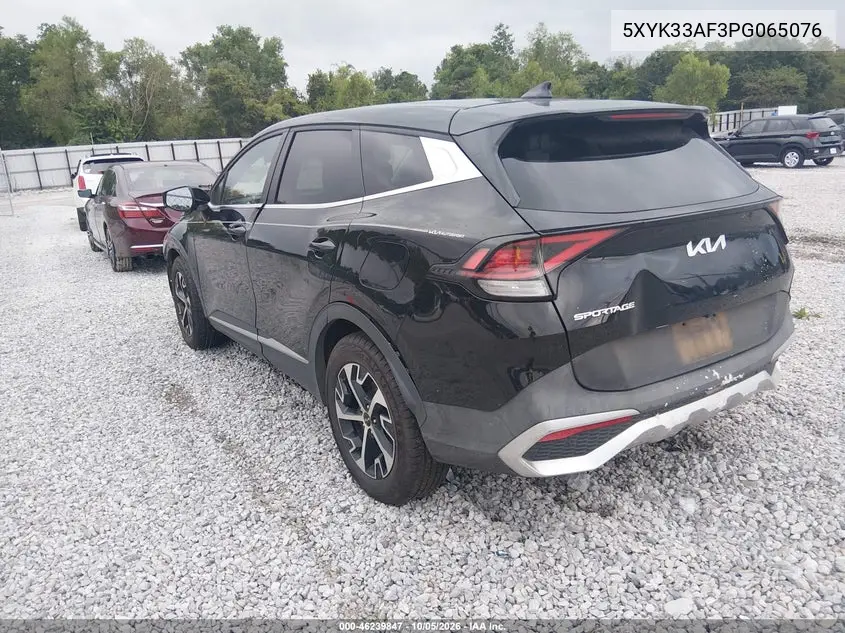 2023 KIA SPORTAGE VIN 5XYK33AF3PG065076 — фото 3