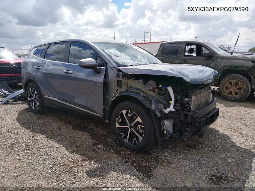 KIA SPORTAGE 2023, VIN 5XYK33AFXPG079590