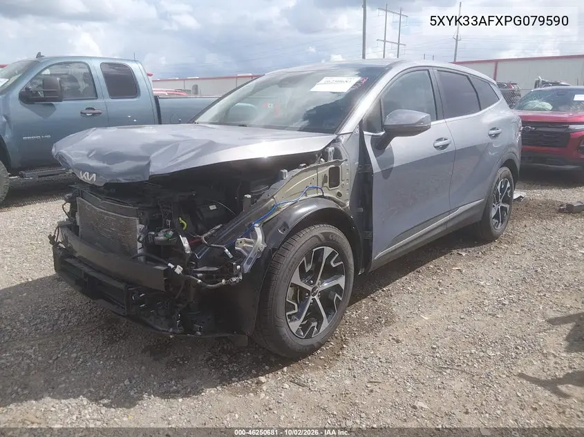 2023 KIA SPORTAGE VIN 5XYK33AFXPG079590 — фото 2
