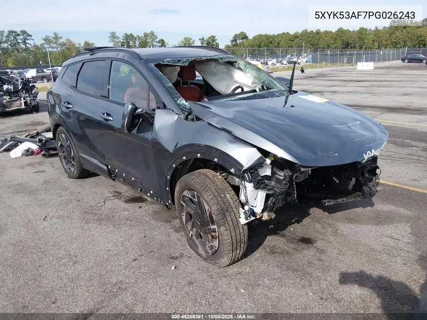 KIA SPORTAGE 2023, VIN 5XYK53AF7PG026243