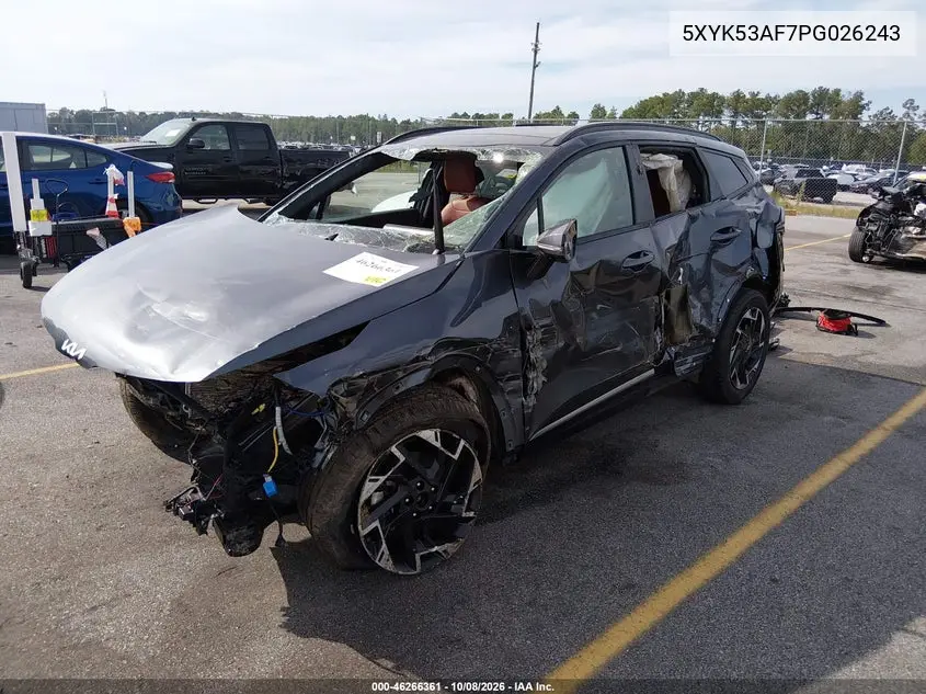 2023 KIA SPORTAGE VIN 5XYK53AF7PG026243 — фото 2