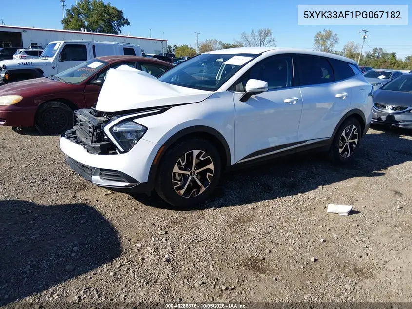 2023 KIA SPORTAGE VIN 5XYK33AF1PG067182 — фото 3