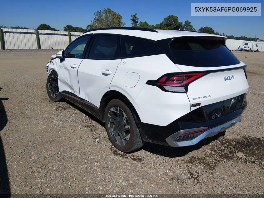 2023 KIA SPORTAGE VIN 5XYK53AF6PG069925 — фото 3