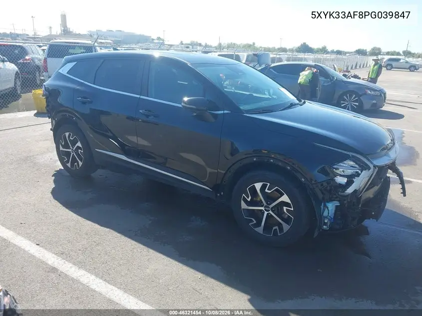 KIA SPORTAGE 2023, VIN 5XYK33AF8PG039847