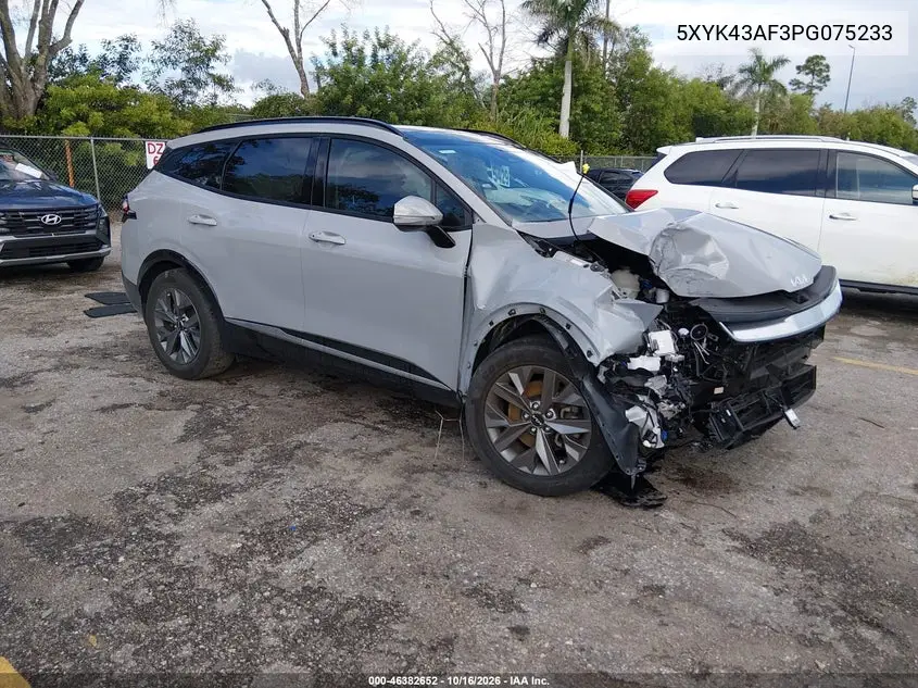 KIA SPORTAGE 2023, VIN 5XYK43AF3PG075233