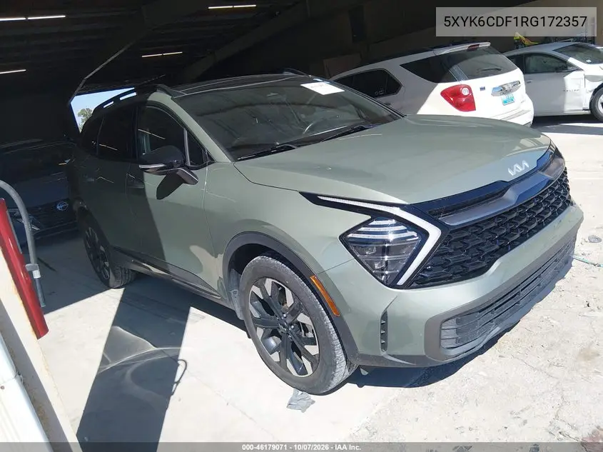 KIA SPORTAGE 2024, VIN 5XYK6CDF1RG172357