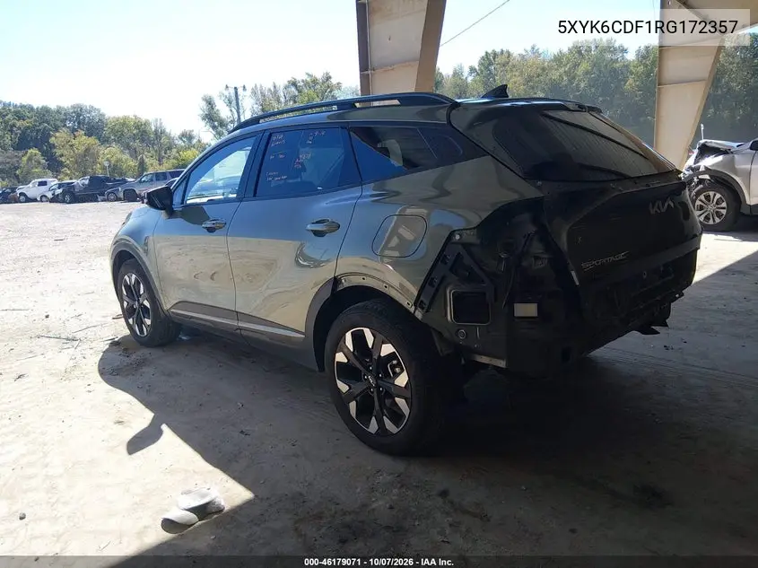 2024 KIA SPORTAGE VIN 5XYK6CDF1RG172357 — фото 3