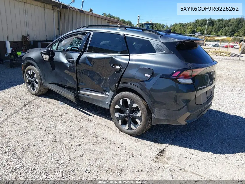2024 KIA SPORTAGE VIN 5XYK6CDF9RG226262 — фото 3