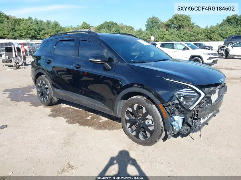 KIA SPORTAGE 2024, VIN 5XYK6CDF4RG184602