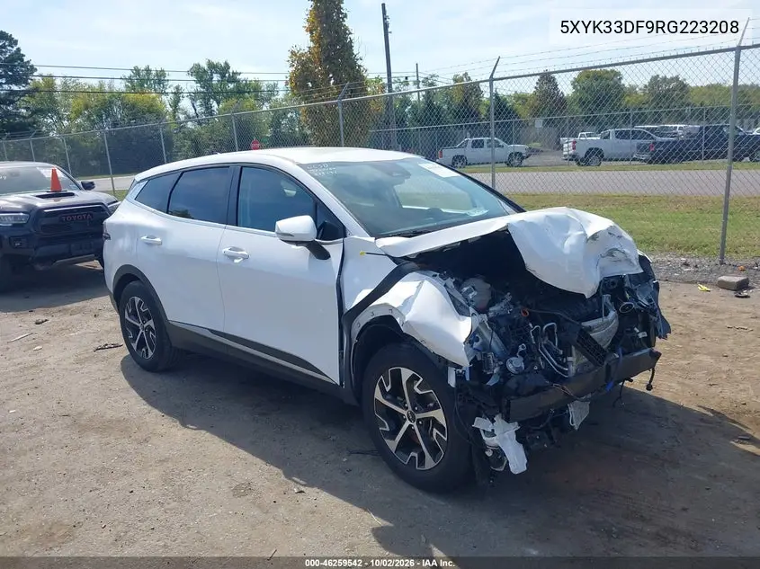 KIA SPORTAGE 2024, VIN 5XYK33DF9RG223208