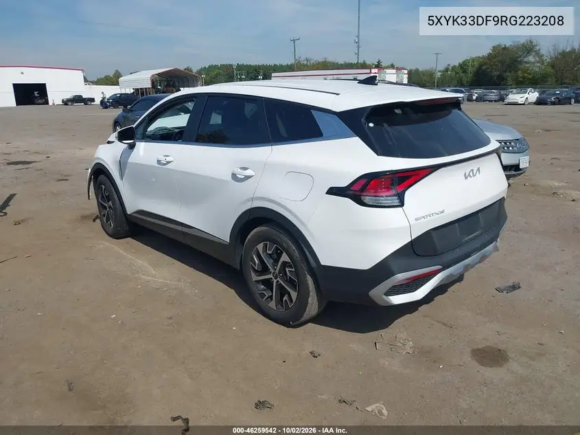2024 KIA SPORTAGE VIN 5XYK33DF9RG223208 — фото 3